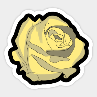 Yellow Rose Sticker